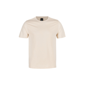 Polera lisa beige algodón unisex