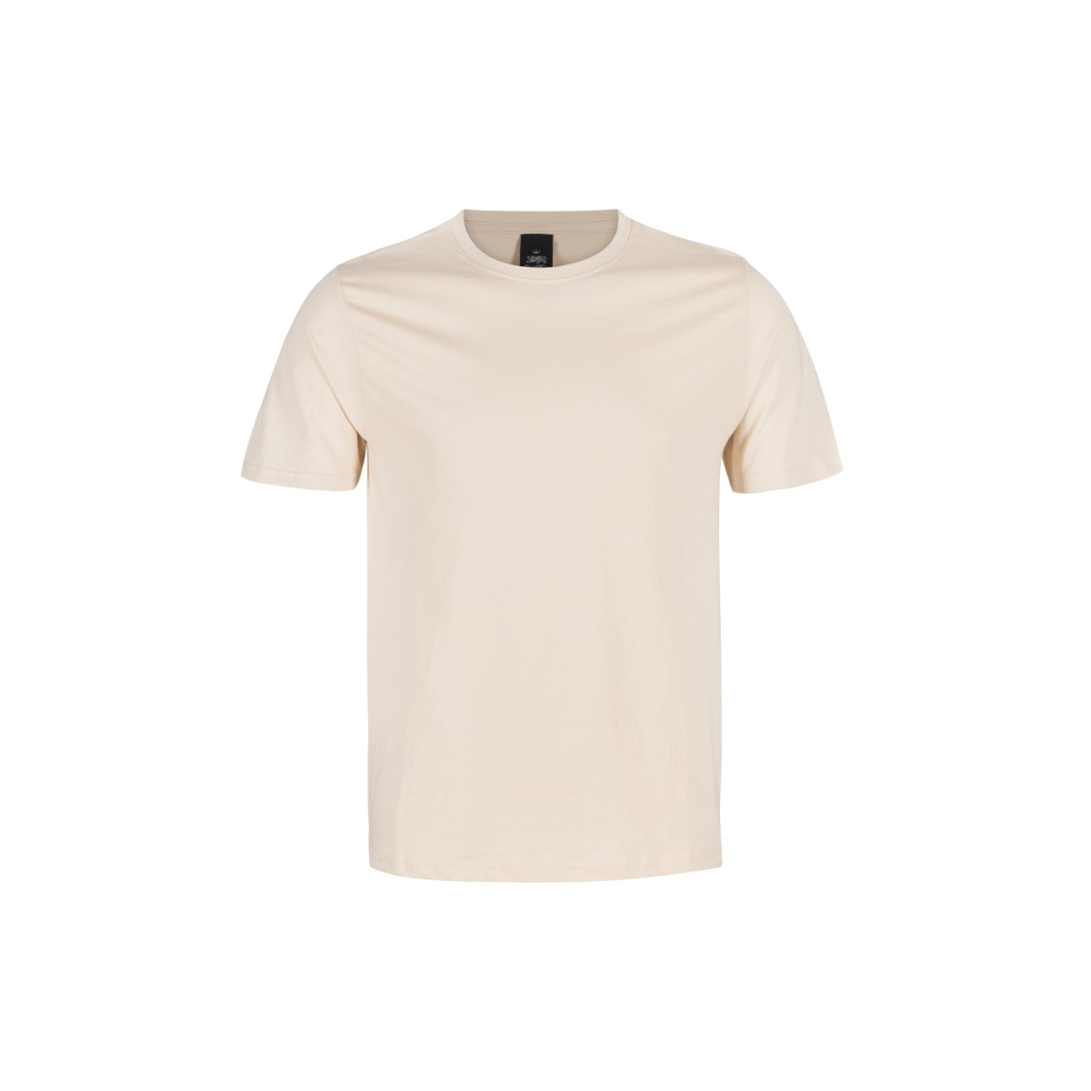 Polera lisa beige algodón unisex