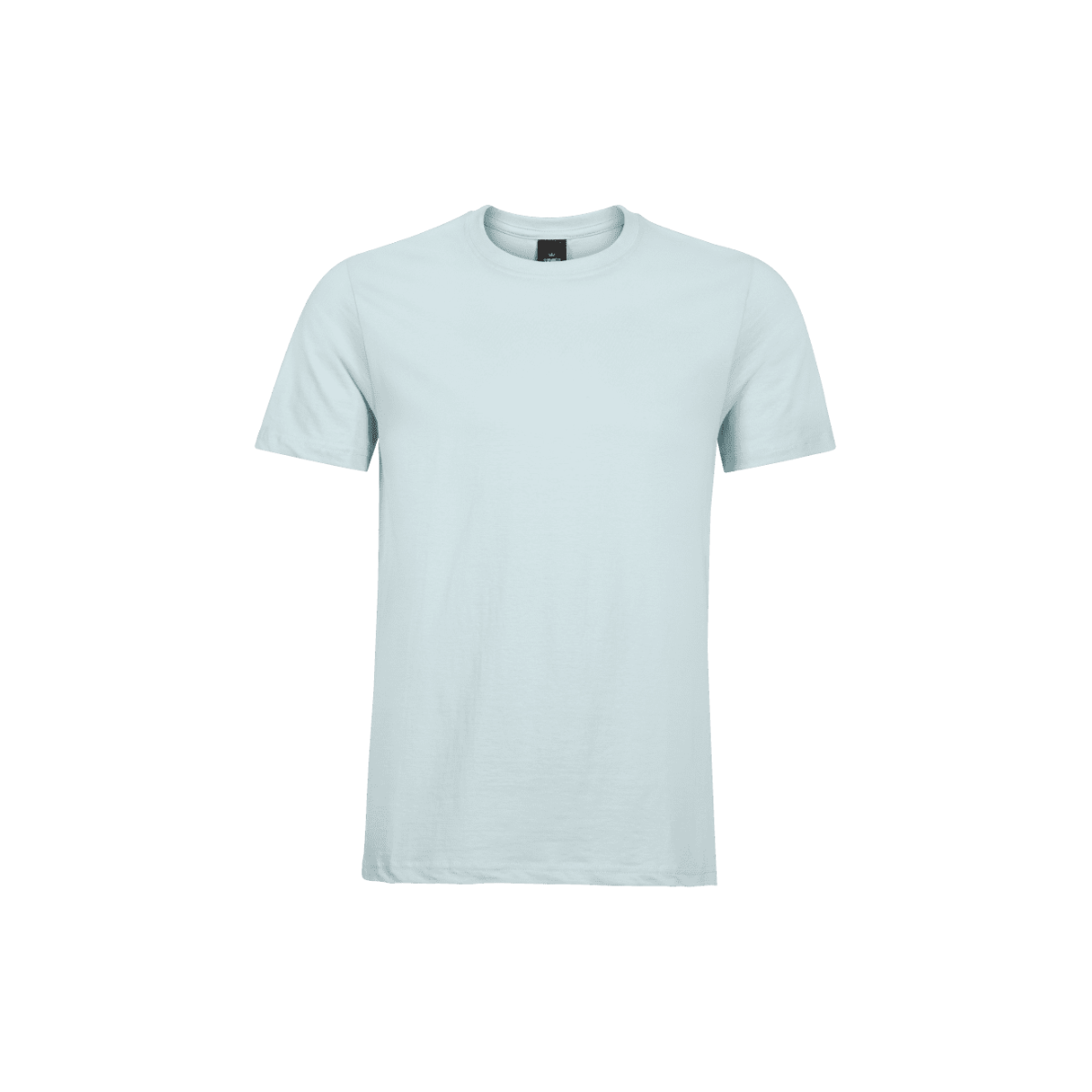 Polera lisa celeste pastel algodón unisex