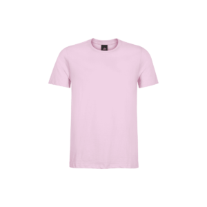Polera lisa rosa pastel algodón unisex
